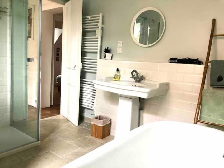 Villa Vue Mer Avec Acces Direct A La Plage Varengeville-sur-Mer Exterior foto